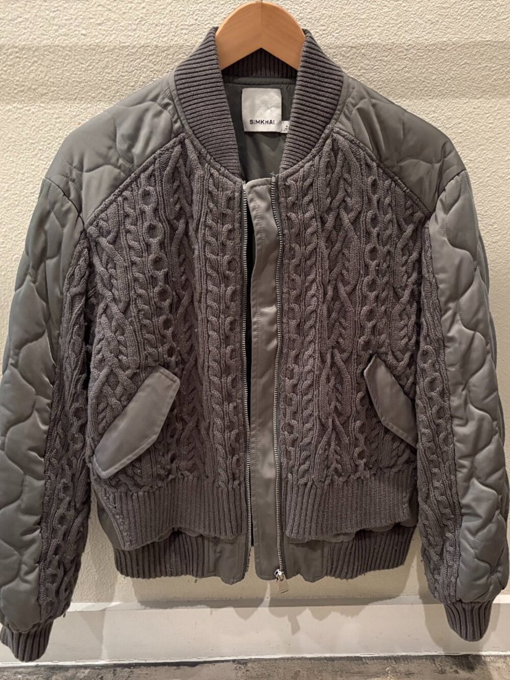SIMKHAI Rollins Bomber Jacket in Park Slope M
